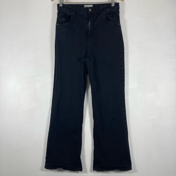 ROLLA'S Denim - ROLLAS Dusters Bootcut Crop High Rise Jeans Minimalist Feminine Black Size 31